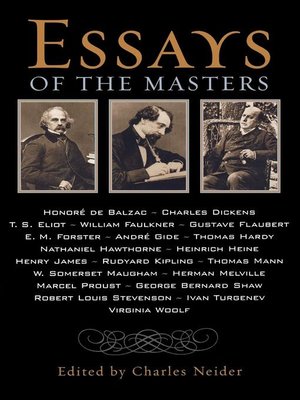 cover image of Essays of the Masters